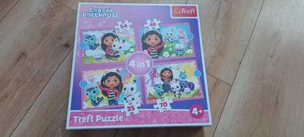 Puzzle koci domek Gabi trefl nowe