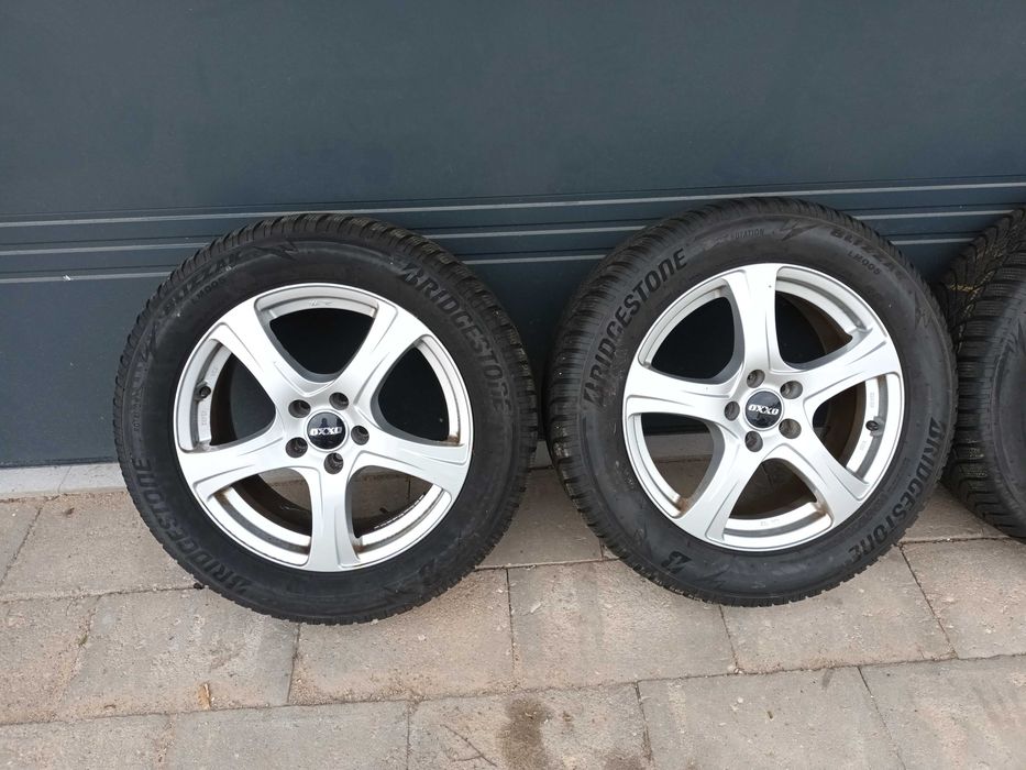 Koła zimowe FORD, VOLVO 5x108 /Alufelgi + opony BRIDGESTONE 235/55 R17