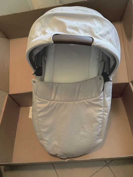 Cybex Gold Cot S Lux  gondola  szara  stone grey