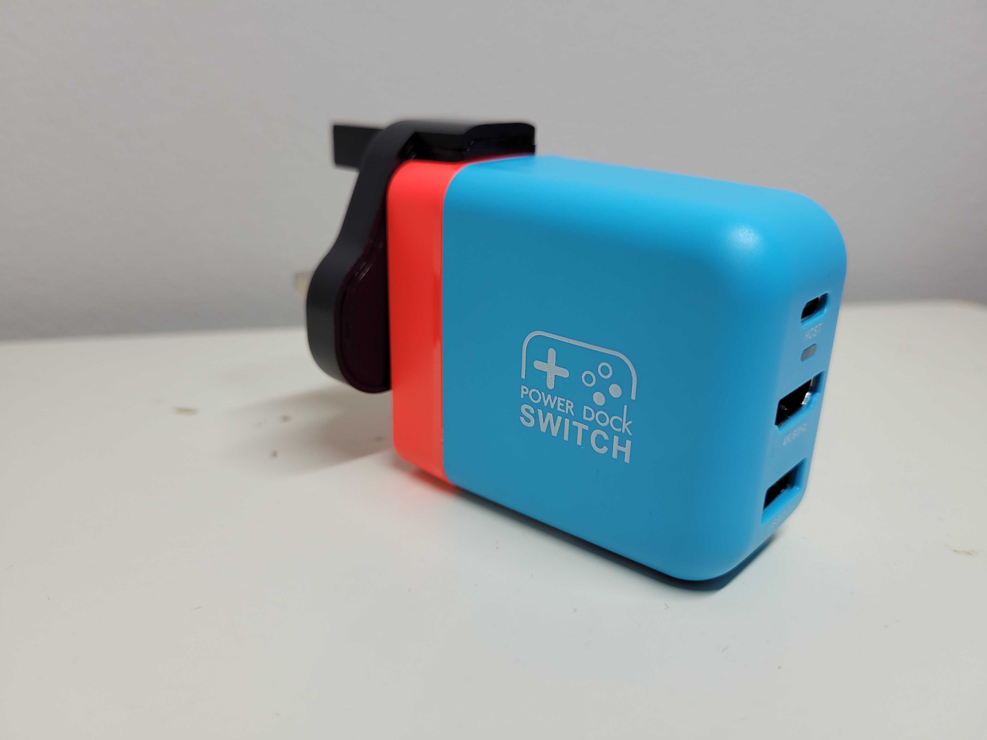 Adapter stacji dokującej z 3 portami (USB C+USB A+4K/HD) do Nintendo