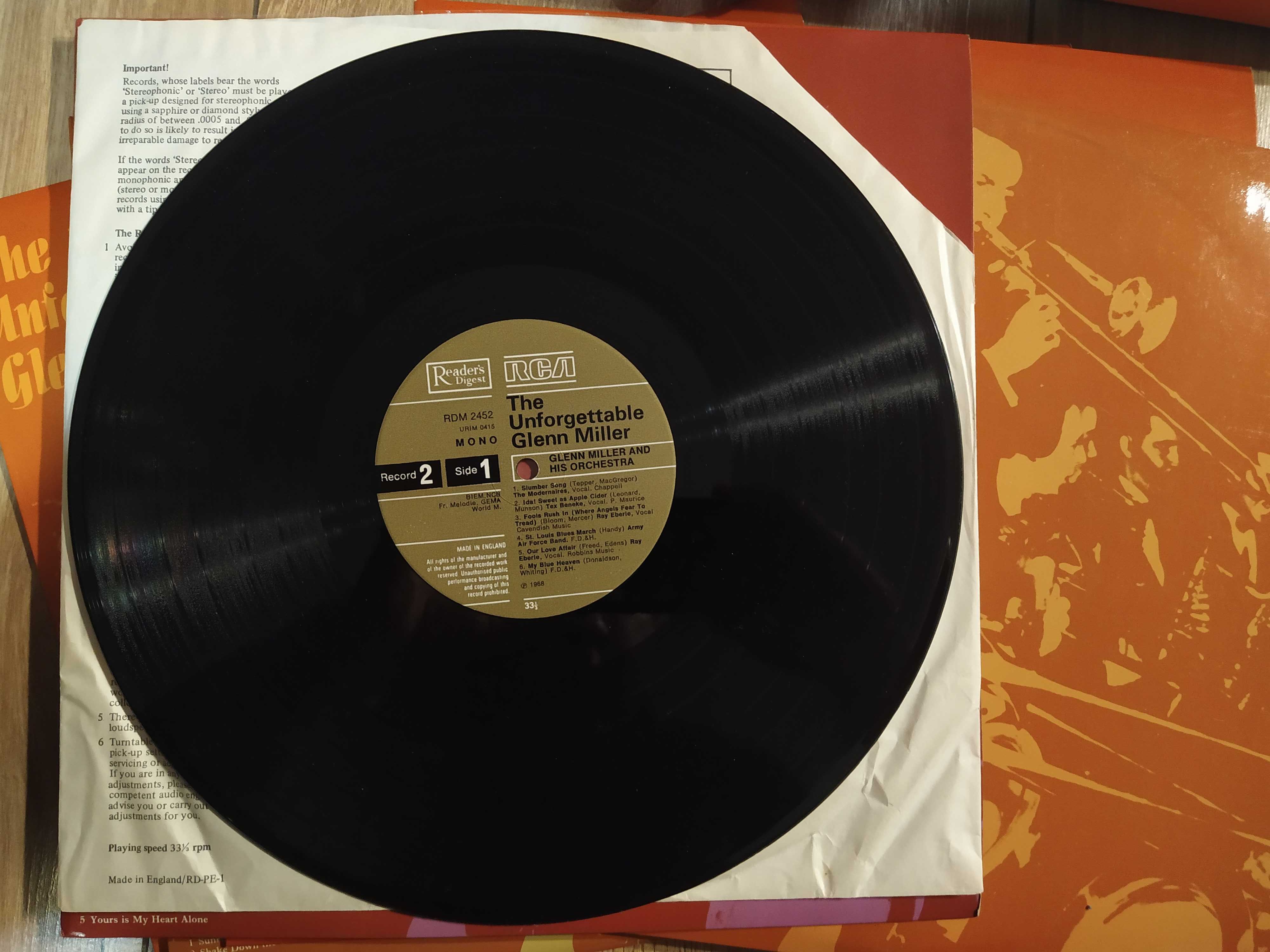 Glenn Miller Winyl - The Unforgettable - 6 płyt, kolekcja,prezent,mint