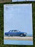 Katalog prospekt Mercedes Benz W123 sedan folder reklamowy 1981