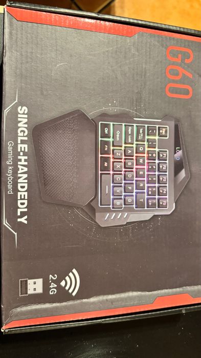 G60 Mini Teclado gaming sem fio
