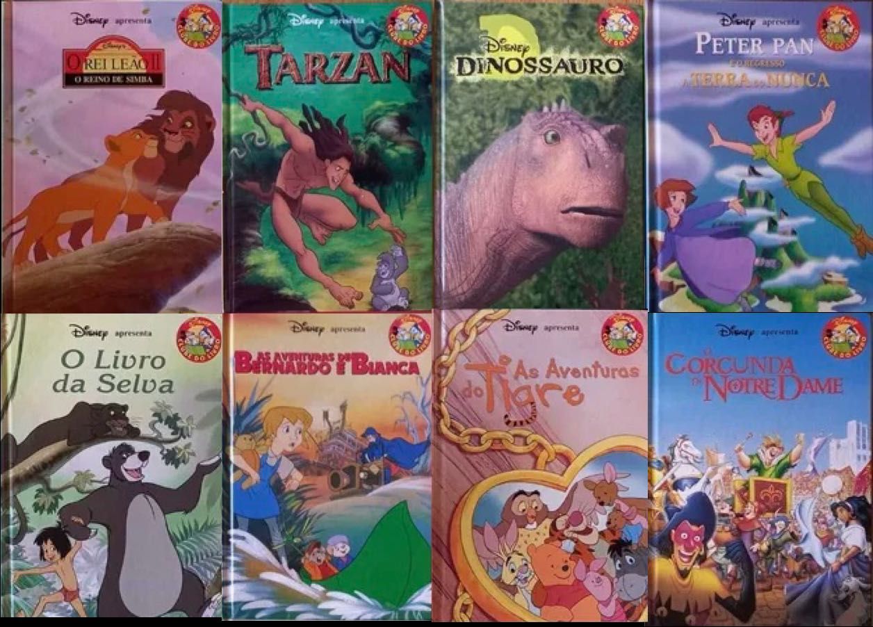 Livros Clube do Livro Disney (ver descrição - 16 disponíveis)