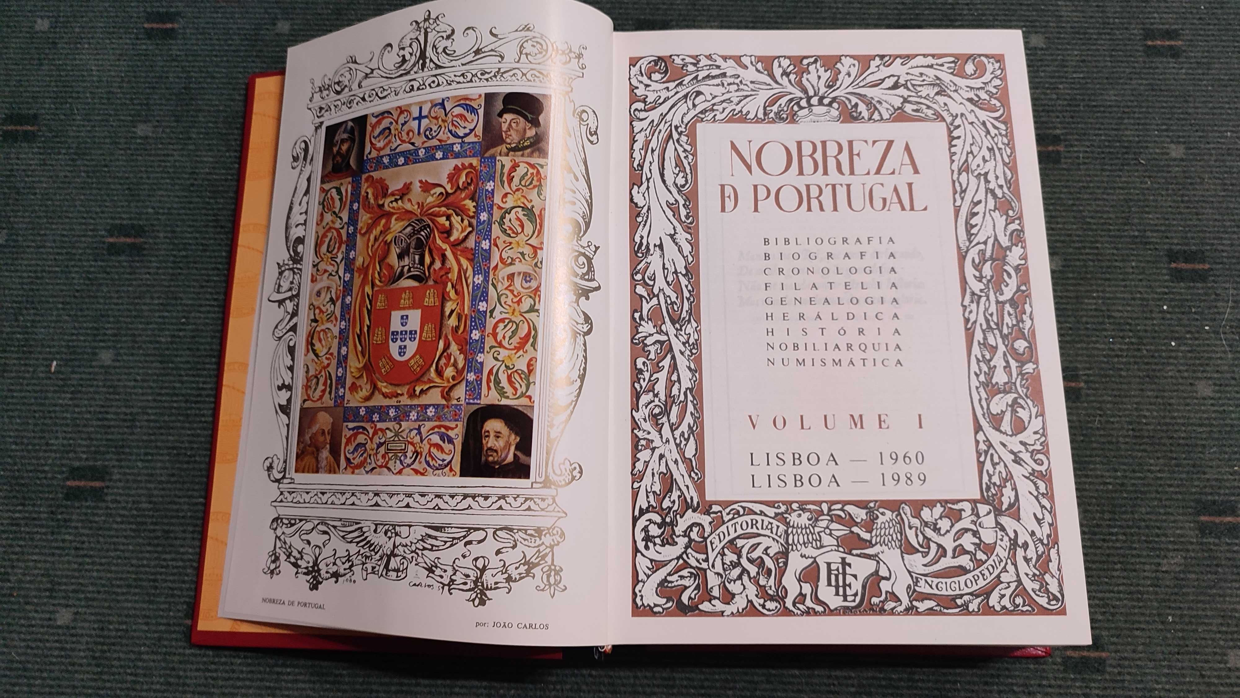 Nobreza de Portugal + Armorial lusitano - 4 Volumes
