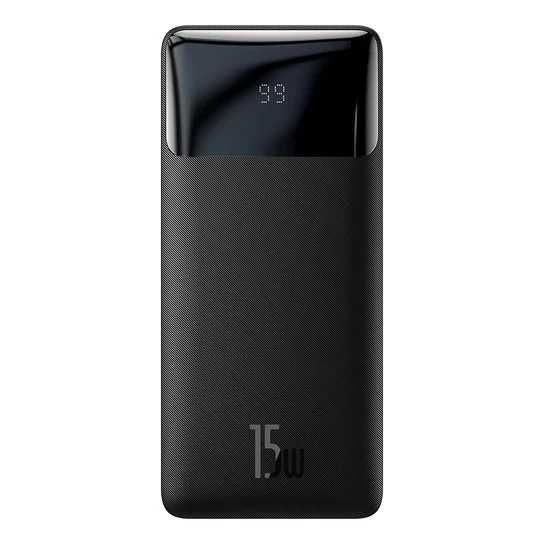 Baseus Bipow powerbank z wyświetlaczem 10000mAh 15W czarny