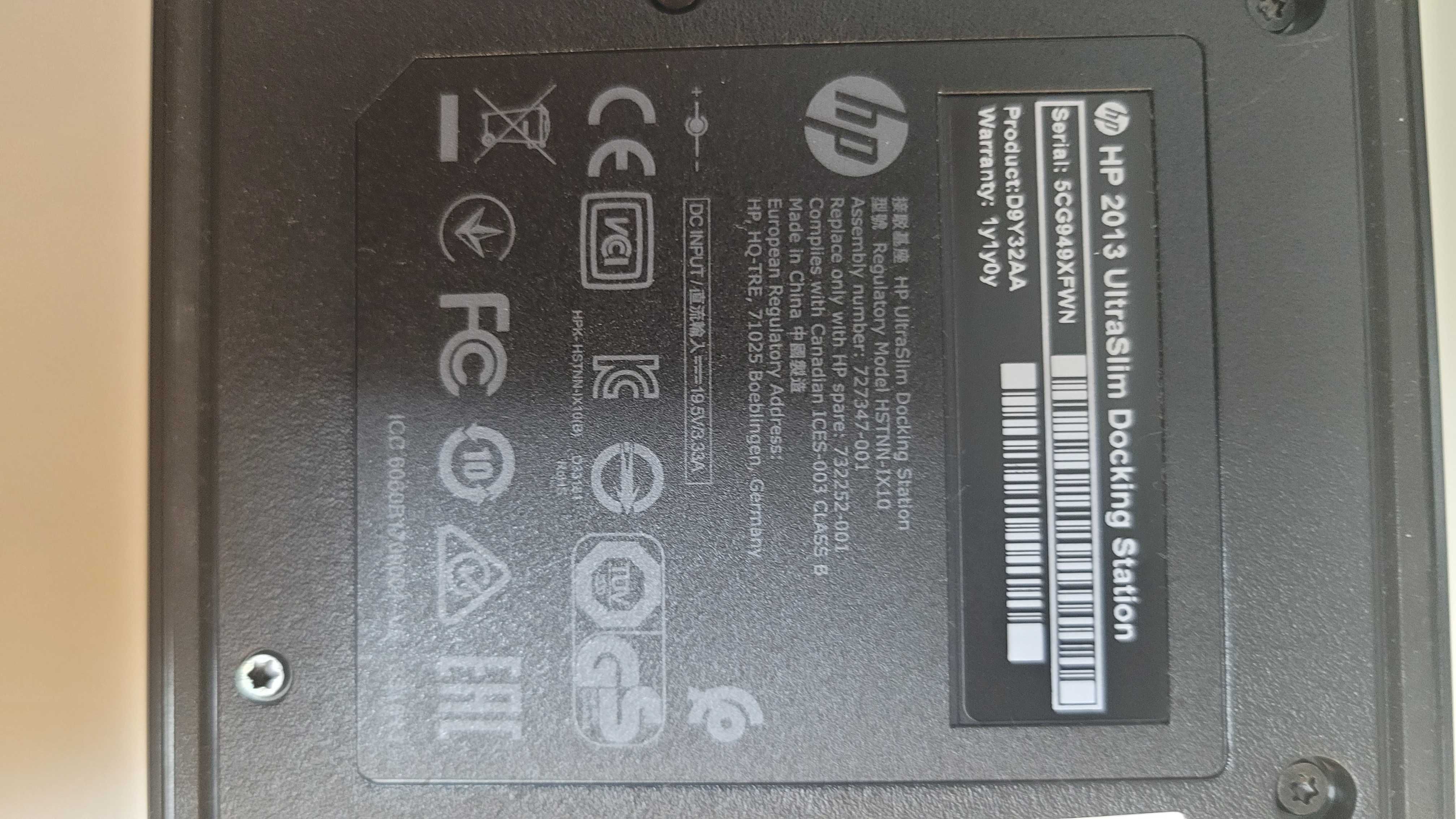 Stacja dokująca HP 2013 UltraSlim