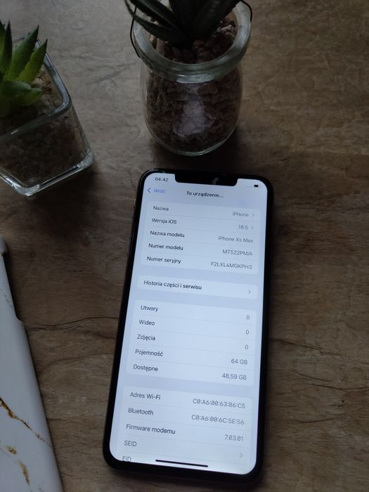 iPhone XS 64GB 100% baterii