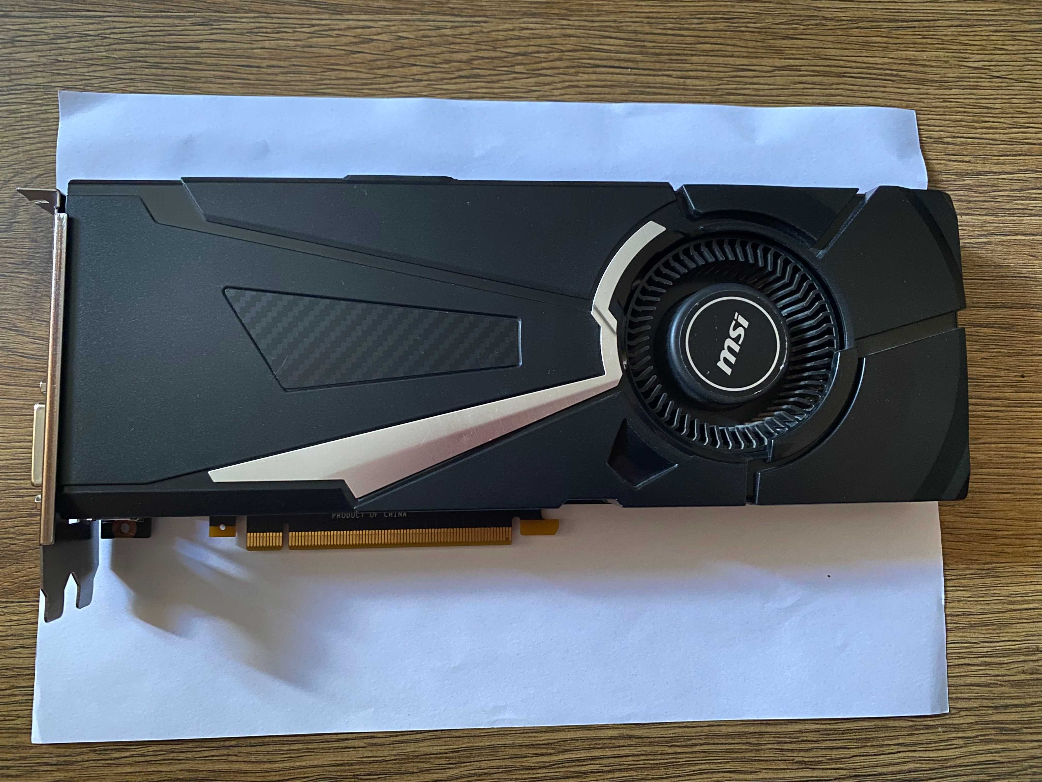 Відеокарта MSI GTX 1070 8Gb AERO OC