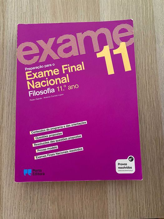 Livro Preparação de Exame de Filosofia 11ºano