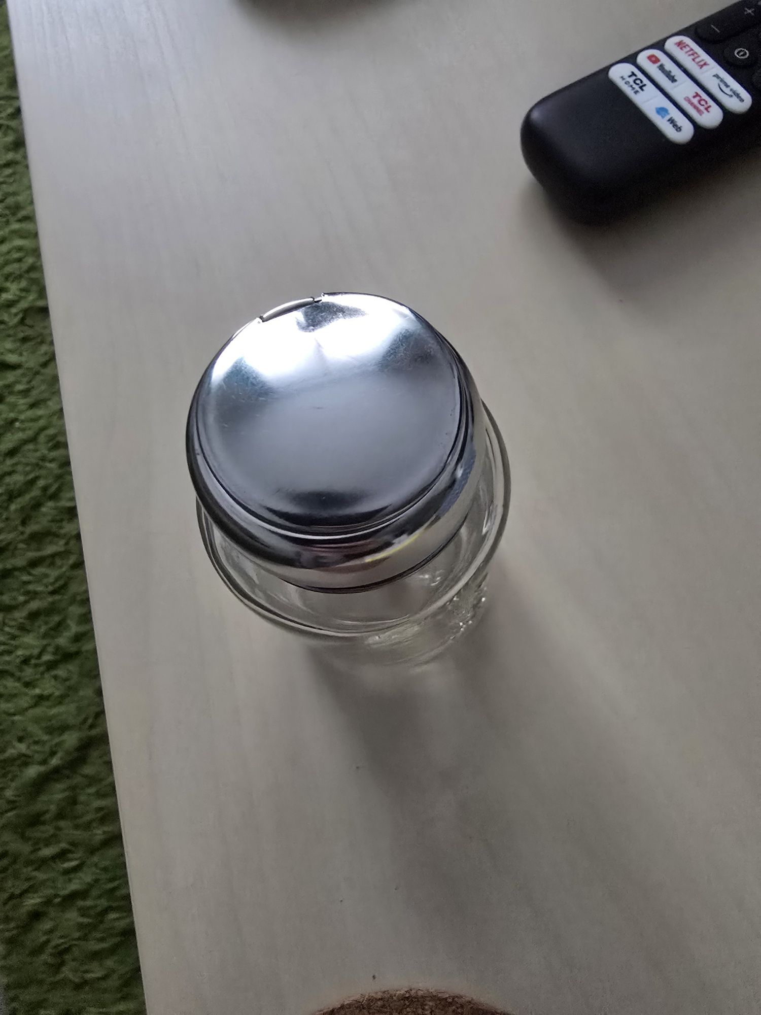 Szklany dozownik kosmetyczny na alkohol, zmywacz z pompką