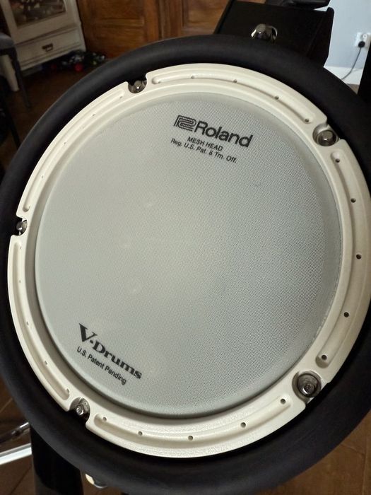 Perkusja elektroniczna Roland TD07KV rozbudowany, statyw i stopy Pearl