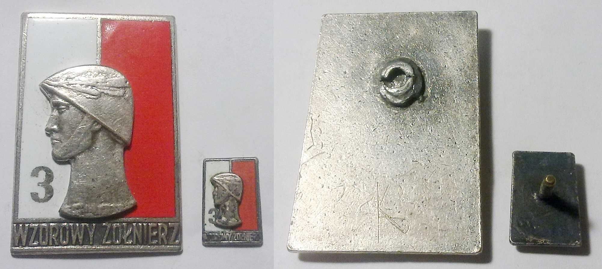Odznaka wzorowy żołnierz wz. 68 wzór z 1968 roku PRL