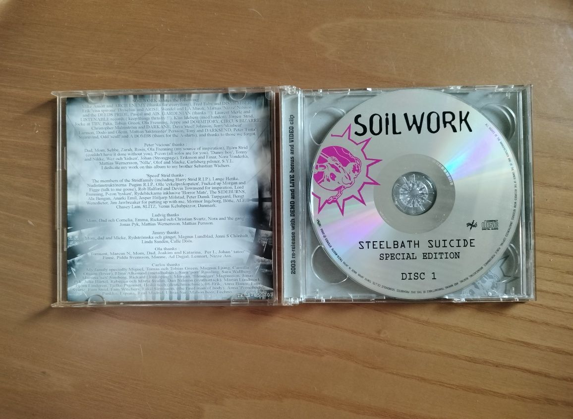 Soilwork - Steelbath Suicide edição limitada japonesa