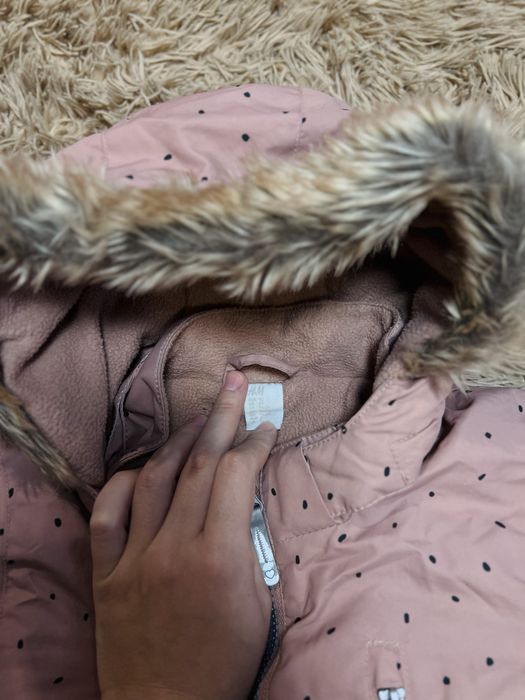 Зимовий комбінезон h&m на дівчинку 92-98 розміру