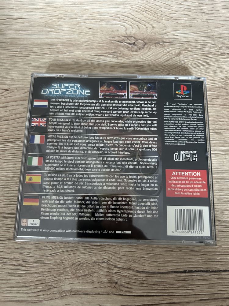 Super dropzone playstation 1