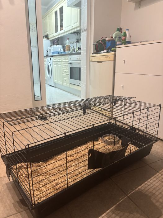 Gaiola grande de metal para porquinho india/ hamster