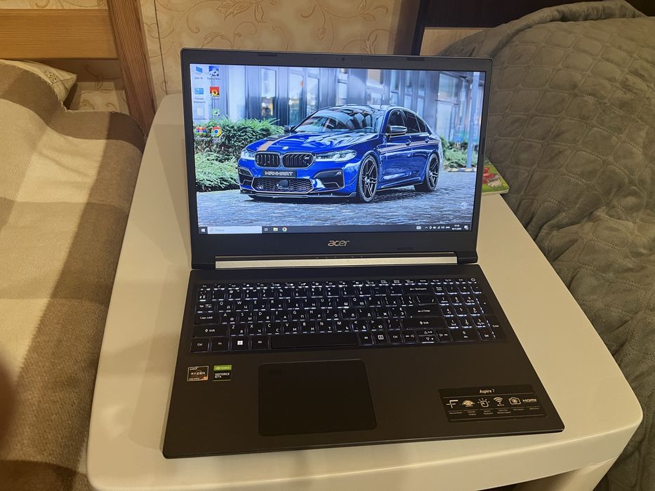 Потужний ігровий ноутбук Acer Aspire 7 (Ryzen 5, GTX1650Ti 4 GB GDDR6)