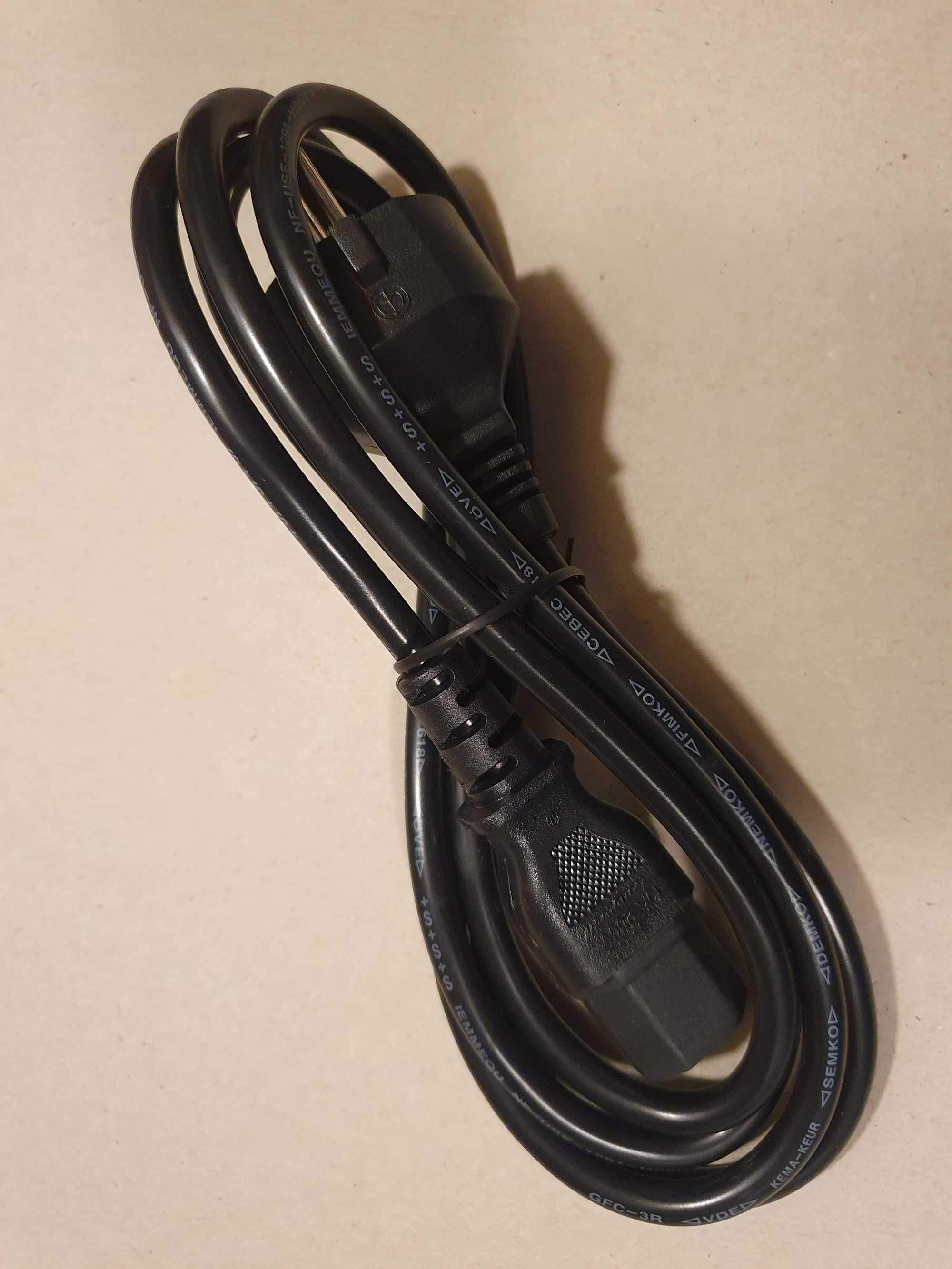 Kabel zasilający monitor lub komputer