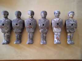 6 bonecos matraquilhos antigos