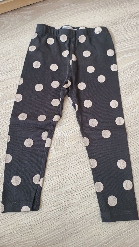 Legginsy, kropki, grochy, r.92 Sinsay