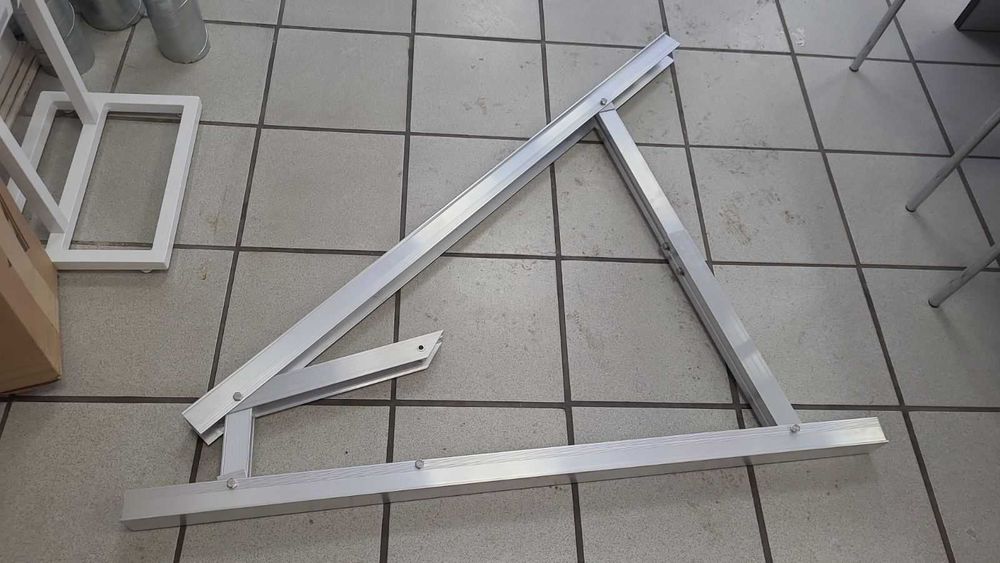 Кронштейн/кріплення (трикутник)для плоского даху для  СЕС, регул, алюм