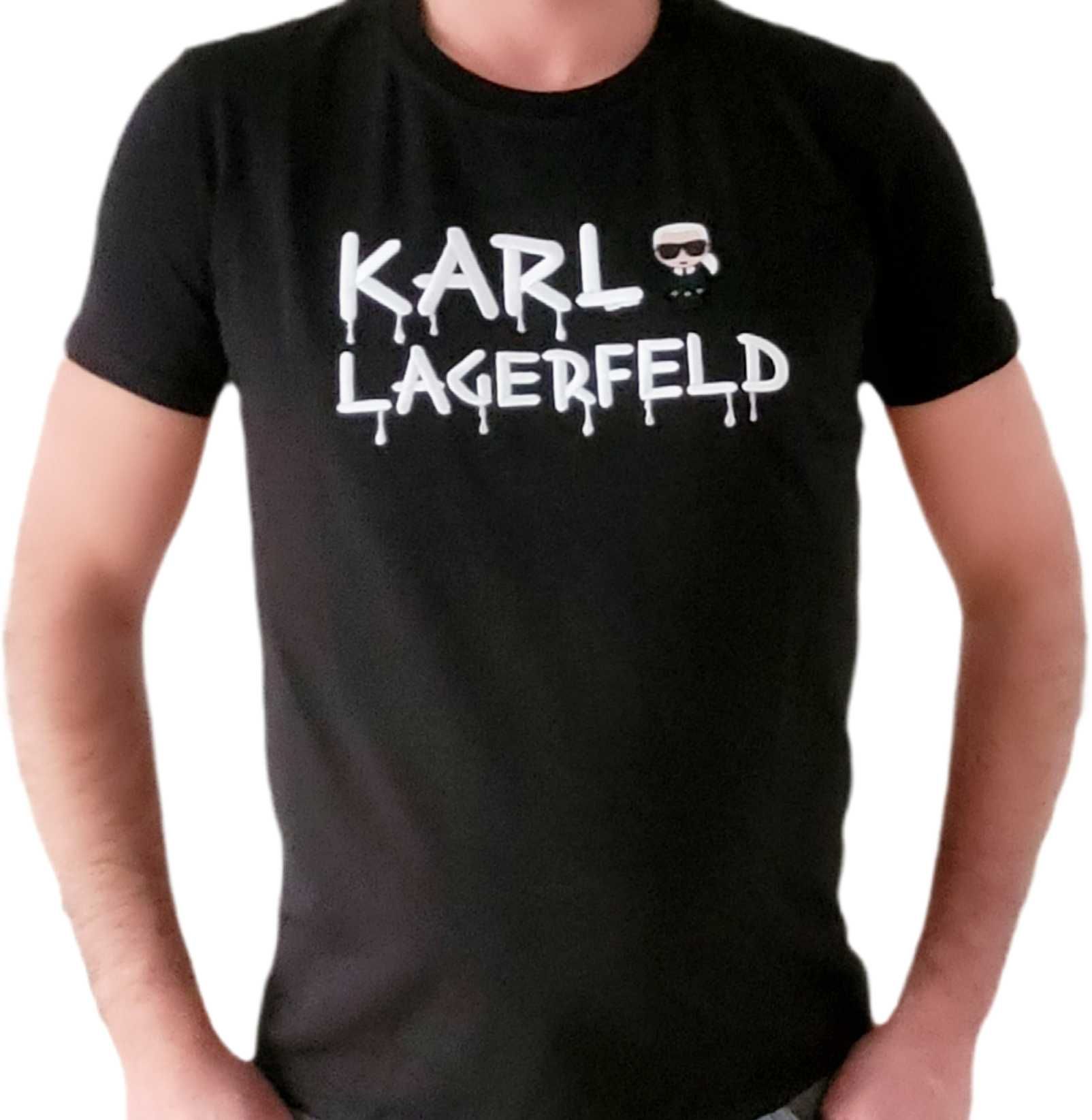 Karl Lagerfeld Koszulka Męska T-shirt black