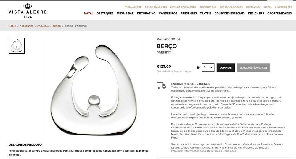 Presépio "Berço" VISTA ALEGRE