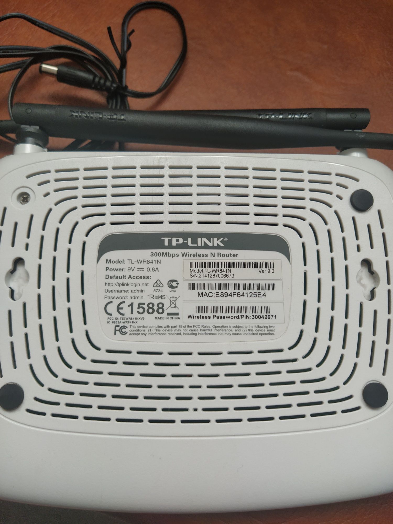 Router Tp link tl-wr841n