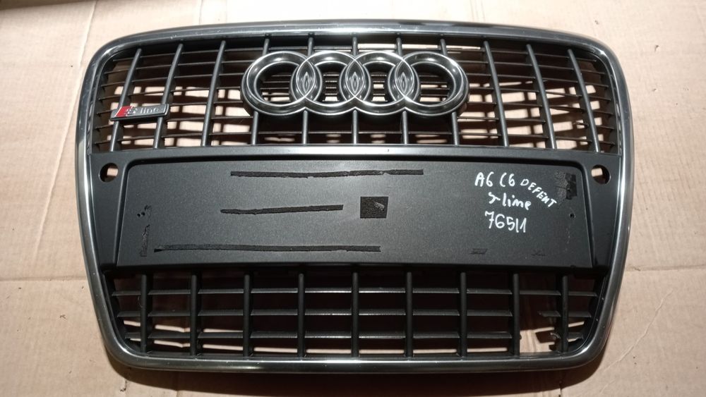 Audi A6 C6 S-Line  Atrapa Grill Chrom Defekt