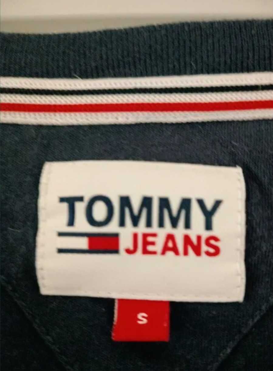 Tommy jeans S t-shirt koszulka w serek