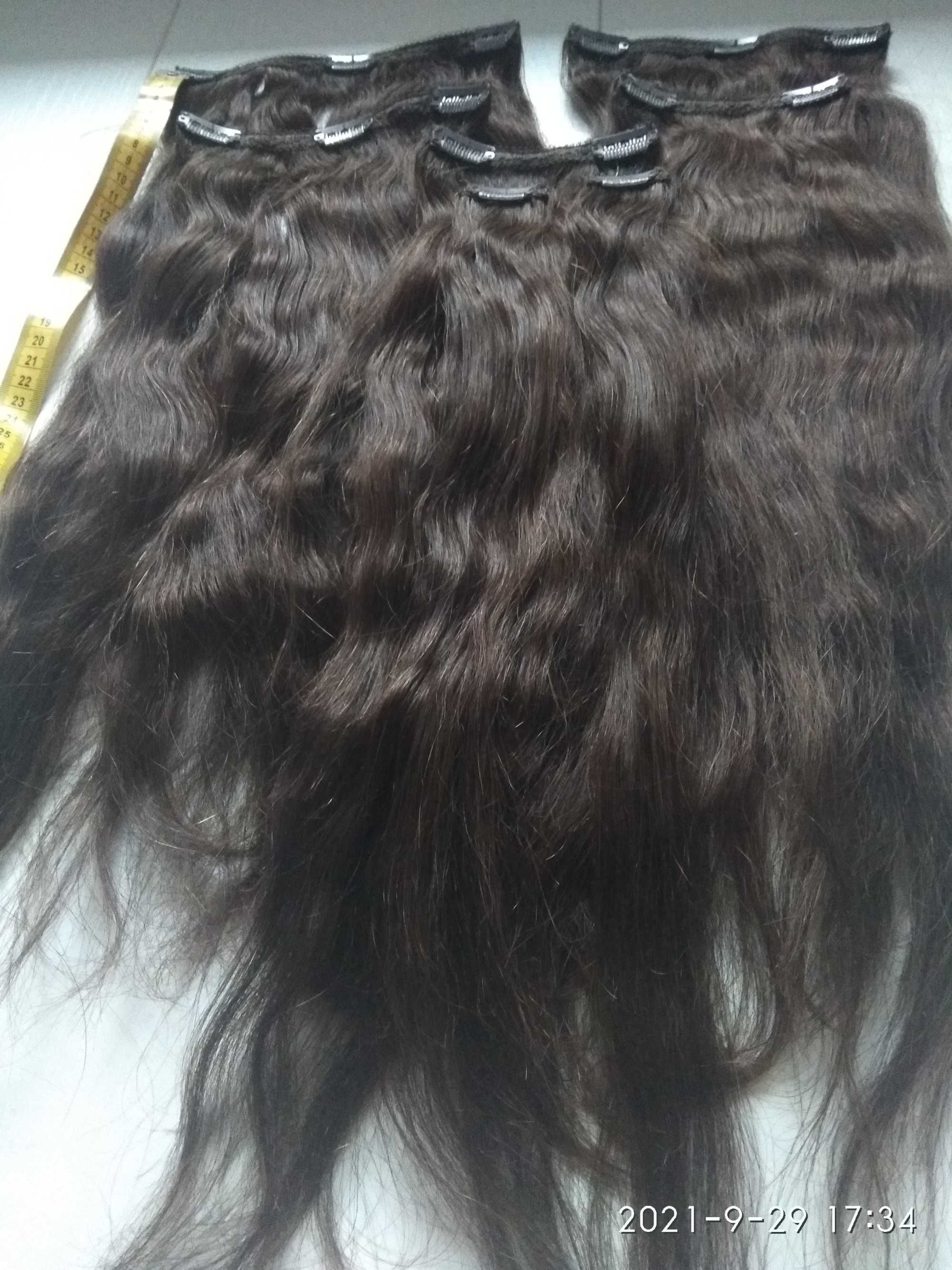 wlosy naturalne clip in 50cm