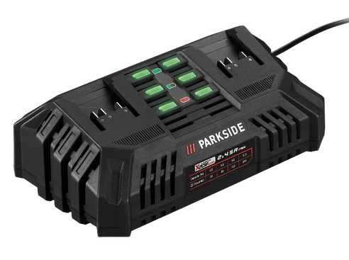 PARKSIDE Podwójna ładowarka do akumulatorów 20 V, PDSLG 20 B1