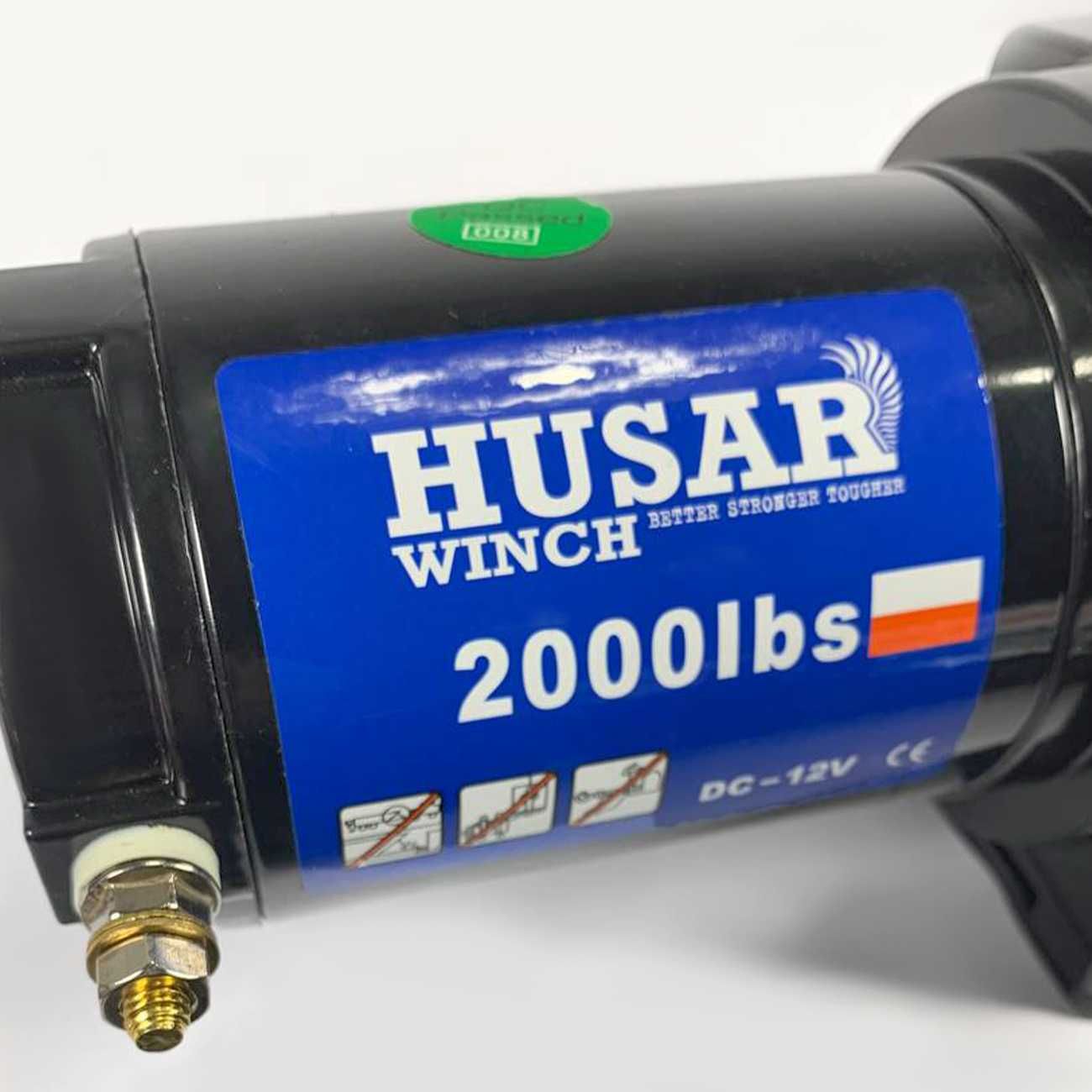 Лебідка електрична для квадроцикла 900кг, 12 В, трос 15 м Husar Польща