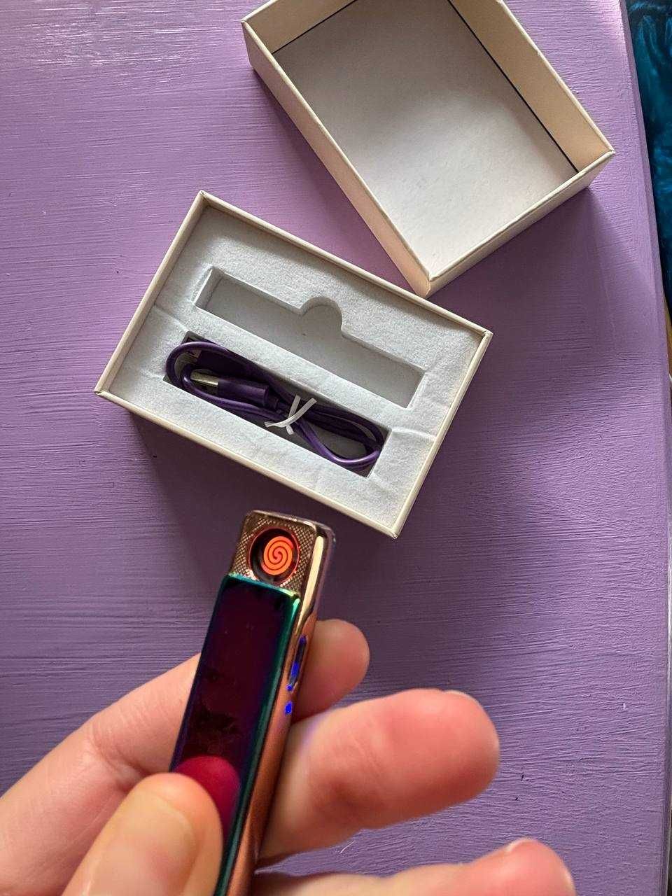 Електроімпульсна USB запальничка зажигалка The Slide