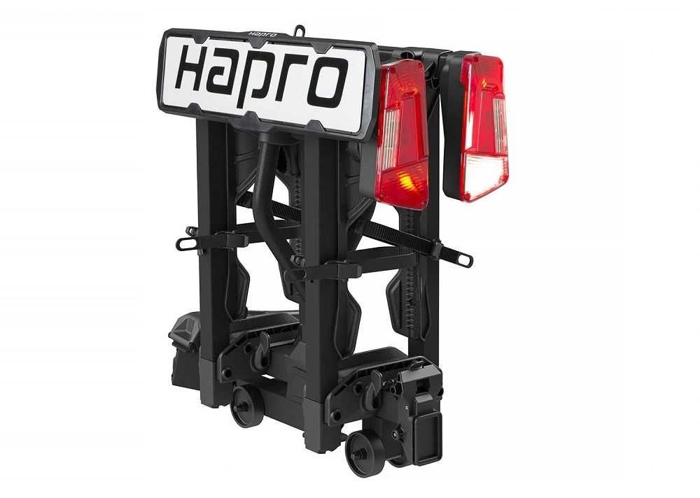 Mocna platforma na 2 rowery elektryczne. HAPRO Atlas Premium XFold 2