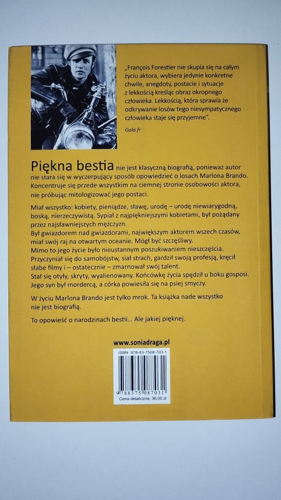 "Marlon Brando piękna bestia" - François Forestier