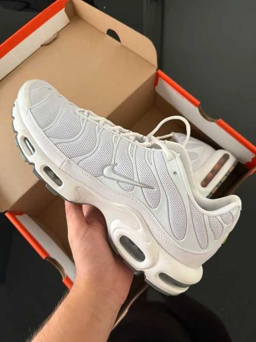 "Buty Trampki" Nike_Air_Max_Plus_TN_Triple_White R.38