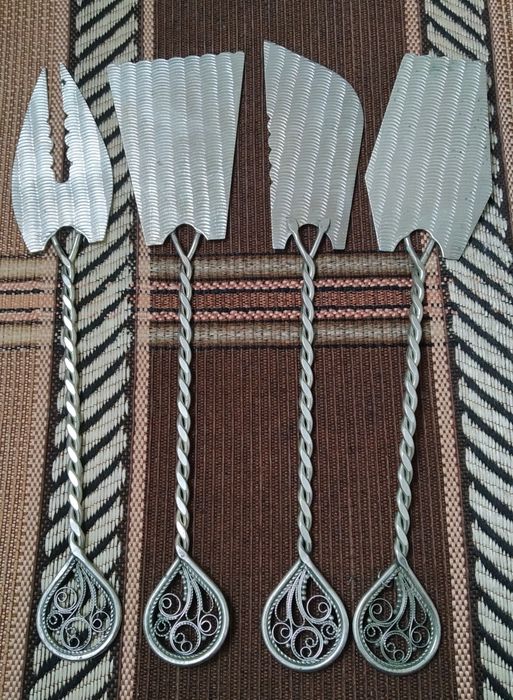 Комплект Мельхиор лопаток.