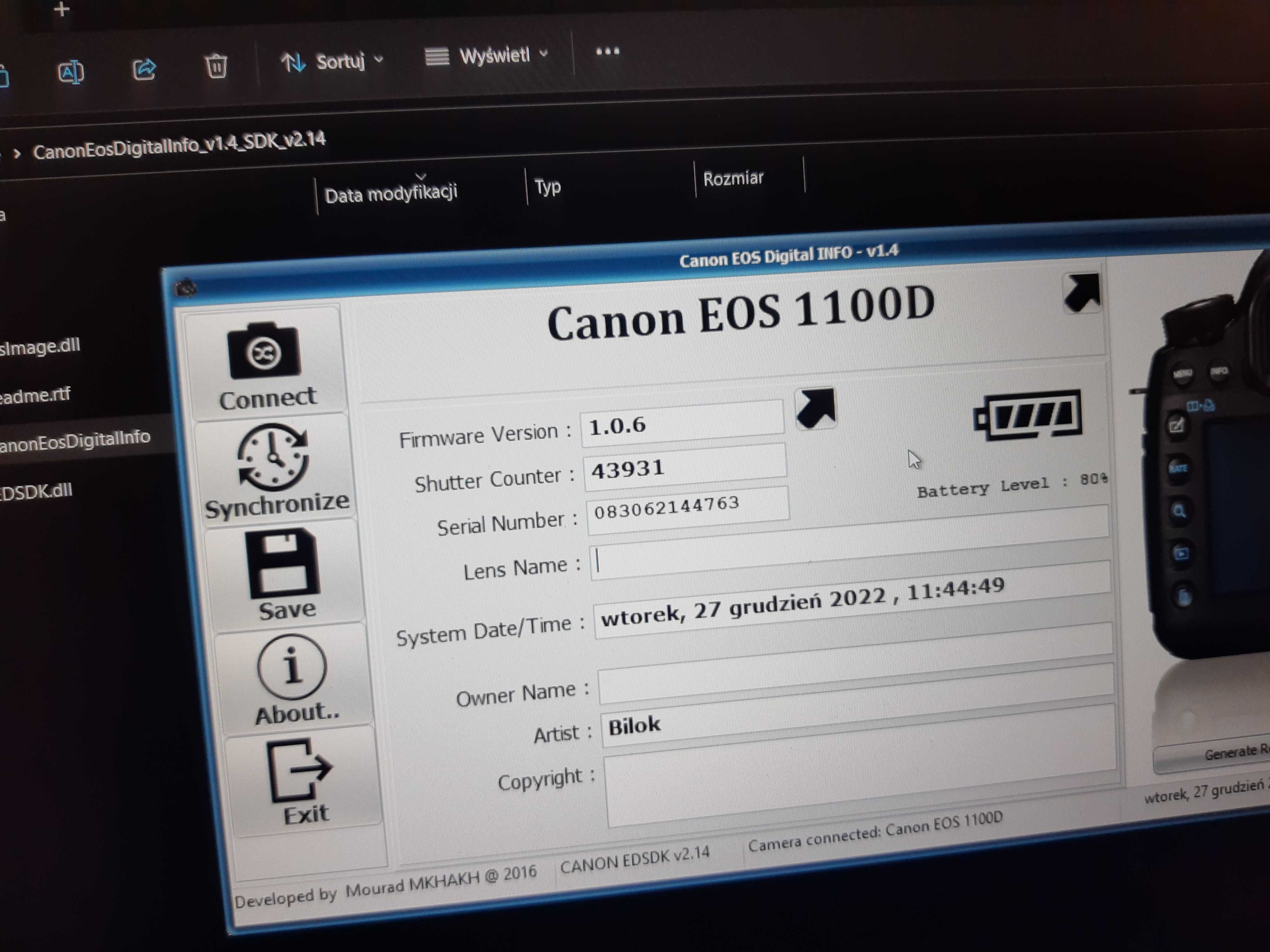 Lustrzanka Canon eos 1100d + obiektywy i akcesoria