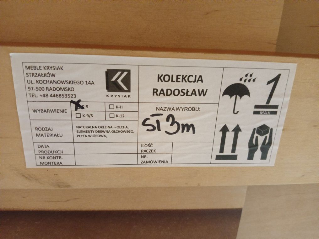 Stół rozkładany duży Radosław produkcji meble Krysiak Radomsko