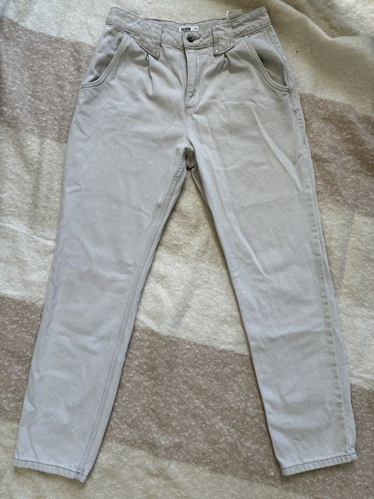 Jasne jeansy loose fit sinsay