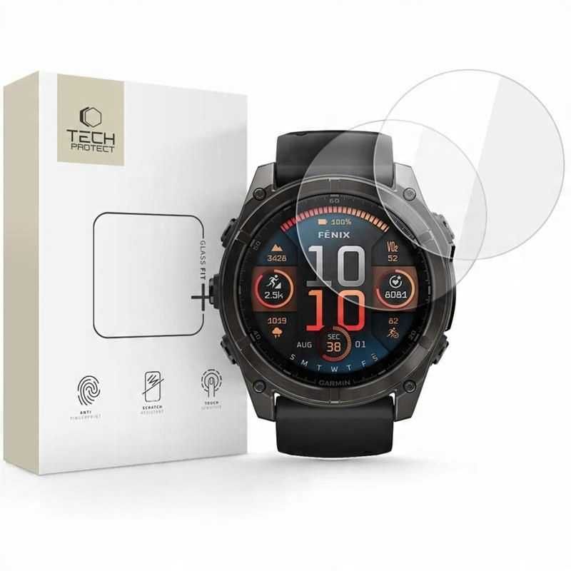 2x szkło hartowane Tech Protect do GARMIN FENIX 8 51 mm