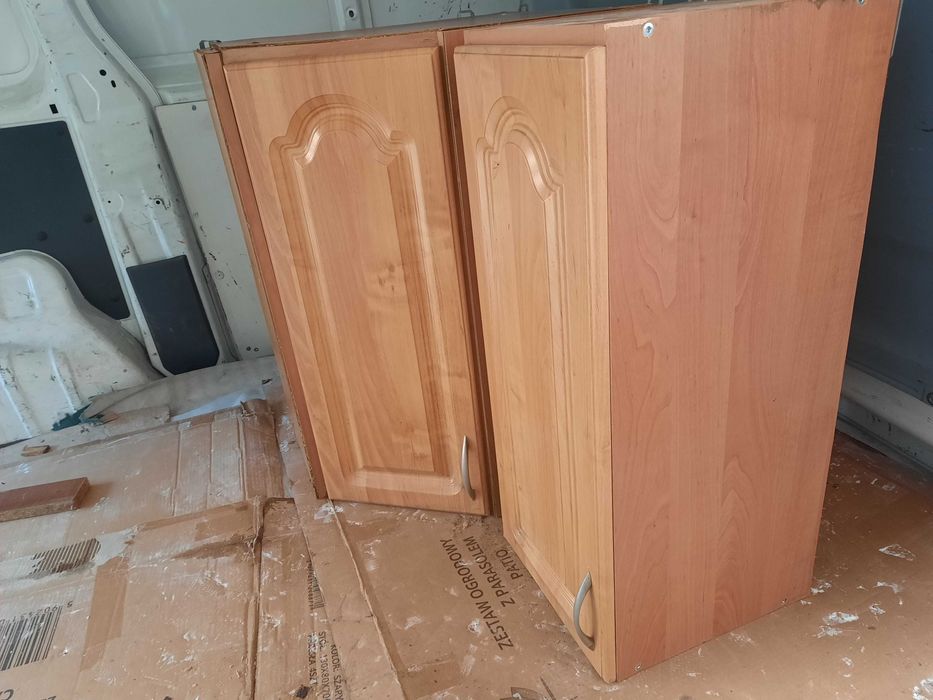 Zestaw kuchenny meble kuchenne 5 x szafki górne 2x dolne + blat + okap