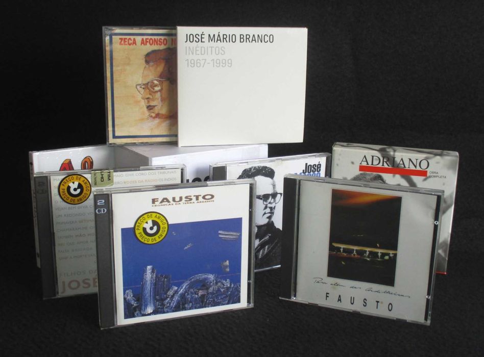 CD's de Música Portuguesa Fausto Zeca Afonso José Mário Branco Adriano