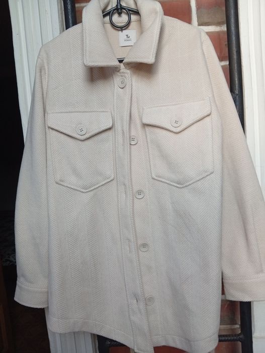 Рубашка теплая светлый беж,, UK
