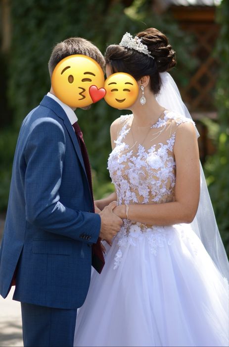 Продам свадебное платье состояние нового