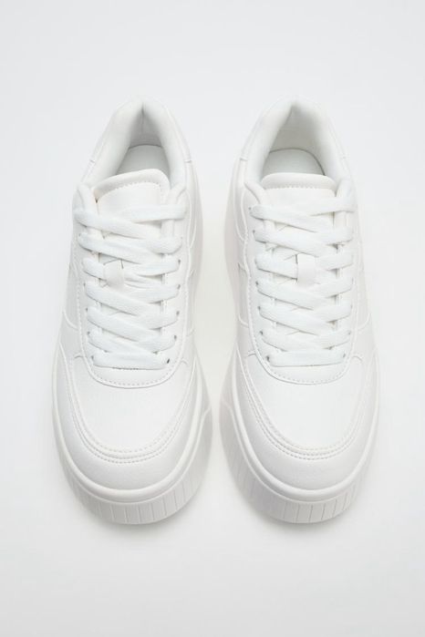 Стильні кеди кросівки на платформі 36 зара zara кроси кроссовки