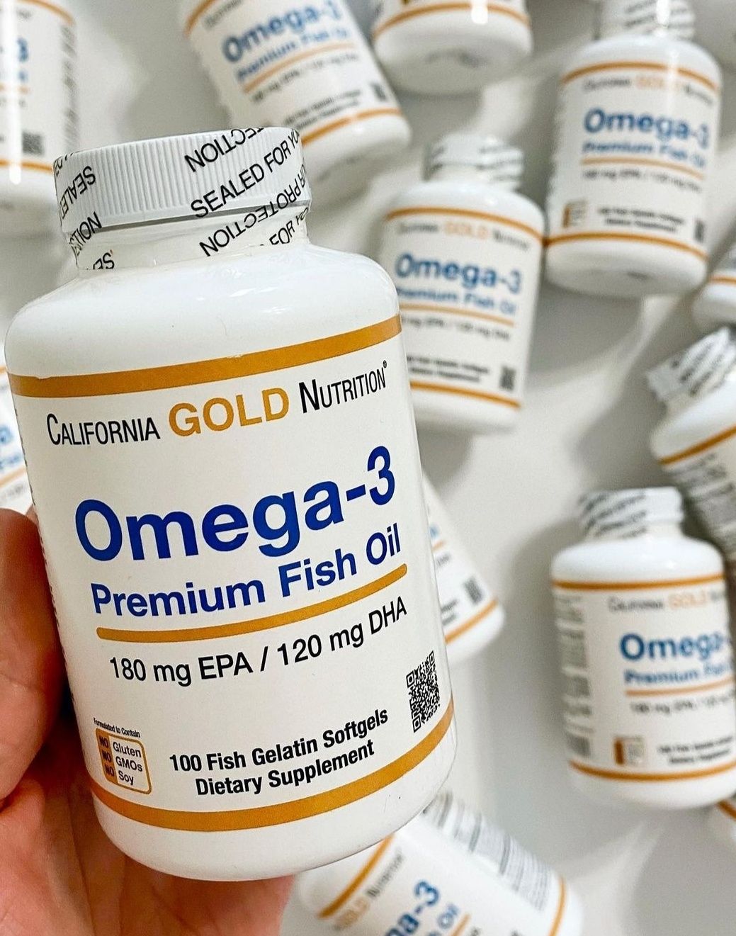 Омега-3 премиум-класса California gold nutrition. Рыбий жир Америка