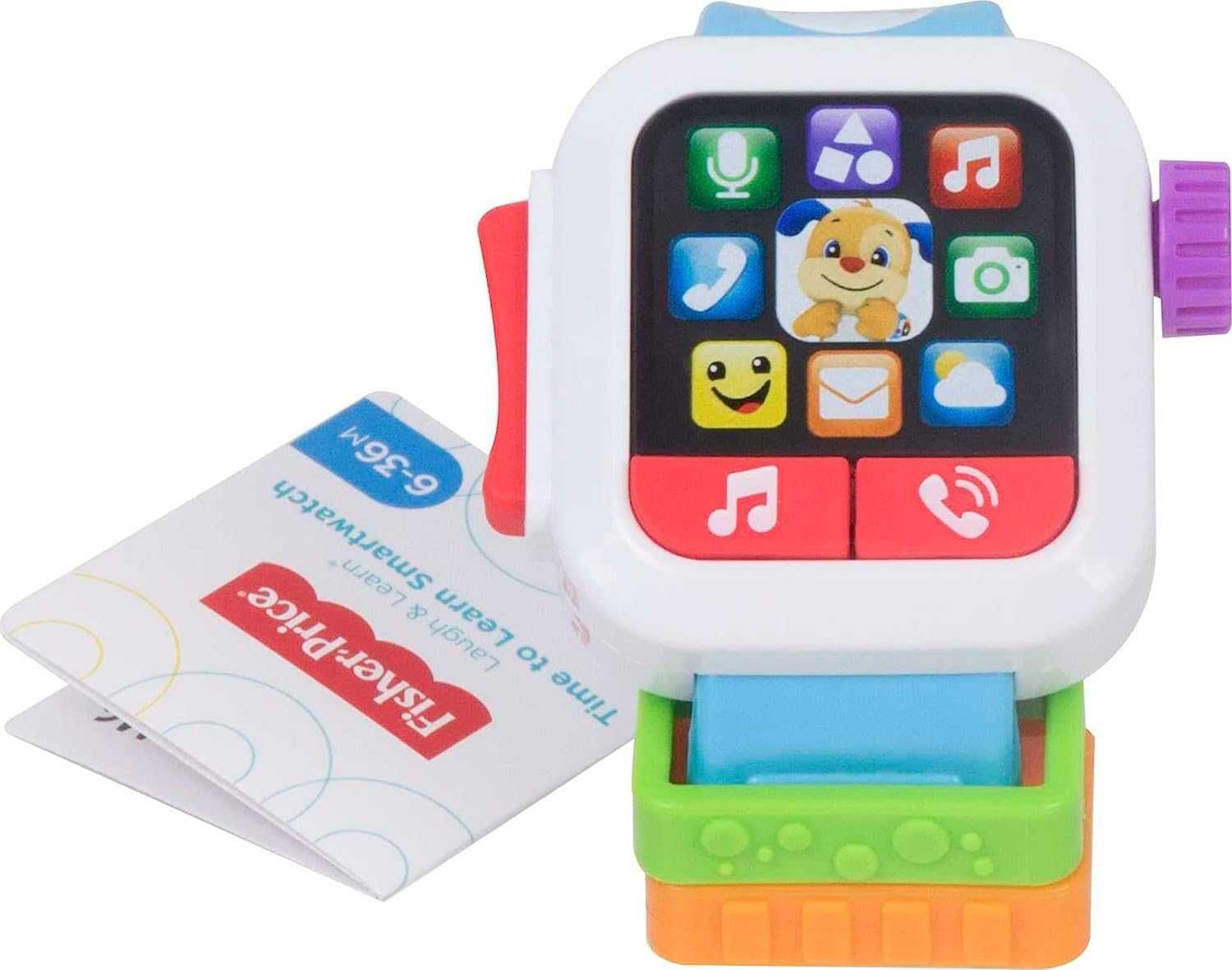 Розумний годинник зі світлом і музикою. Fisher Price Smartwatch